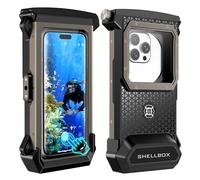 ShellBox Waterproof Mobile Phone Case Underwater Waterproof 30 m Mobile Phone Water Protective Mobile Phone Case Waterproof Swimming Bathing for iPhone 17 Pro 17 Air 17 Pro Max 16e 15 16 Pro 14 15 16