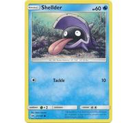 Shellder 33/149 Common Pokemon Card (Sun & Moon Base Set) + 1x TitanCards® Toploader