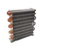 Shellless Refrigerator Condenser Heat Exchanger Easy to Install DIY Copper Tube Aluminum Fin Condenser Water Cooling Radiator(175x235mm)