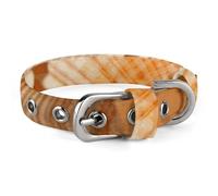 Shells and Sand Collar Easy-Fastening Buckle，Pet Supplies Adjustable ，Dog Collar The D-Ring Design Allows for Towing Or Hanging Tags，for Small to Medium-Sized Dogs.