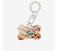 Shells On The Beach Printing 1 Pc Dog Bone Shape Id Tags Double Sided with Key Ring Craft for Pets