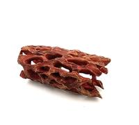 Shelltech Shrimp Hideout Resin Aquarium Decorations Hollow Log Hideaway for Shrimp, Mini Fish, Lizard, Gecko (Dark Brown, Mini)