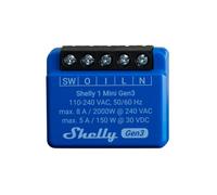 Wi-Fi Controlled Shelly 1 Mini Gen3 Smart Relay 3800235261576