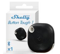 Shelly BLU Button Tough1 Black - Bluetooth Button for Smart Scenes, Home Automation, IP54 Certified, Wide Range 10-30 m, Up to 4 Pre-Set Clicks, Remote Control, Gateway Required, BTHome Protocol