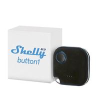 Shelly BLU Button1 - Black, Bluetooth-Operated Action And Scene Activation Button, Home Automation, iOS Android App, Long Battery Life, LED Indication, Broad range
