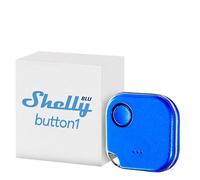 Shelly BLU Button1 Blue | Bluetooth-Operated Action And Scenes Activation Button | Home Automation | iOS Android App | Long Battery Life | LED Indication | Buzzer | Broad range