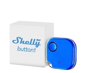 Shelly BLU Button1 Blue | Bluetooth-Operated Action And Scenes Activation Button | Home Automation | iOS Android App | Long Battery Life | LED Indication | Buzzer | Broad range