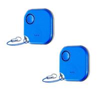 Shelly BLU Button1 | Pack of 2 | Bluetooth Controlled Action and Scene Activation Button Blue | Home Automation | iOS Android App | Long Battery Life | LED Indicator | Long Range