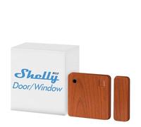 Shelly Blu Door/Window Brown - Smart Bluetooth-Operated Montion Sensor Alarm, Home Security Remote Control Detector, App alerts, Alexa & Google Home Compatibility, Scene activation, Lux Sensor