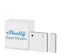 Shelly Blu Door/Window White - Smart Bluetooth Montion Sensor Alarm, Home Security, Remote Control Detector, App Alerts, Alexa & Google Home, Gateway Required, Scene Activation, Lux Sensor