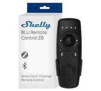 Shelly BLU Remote Control ZB Black - Zigbee & Bluetooth Remote Control for Shelly Devices, Multi-Channel Operation, Gesture Control, Beacon Mode, Easy Pairing, Real-Time Feedback, Home Assistant