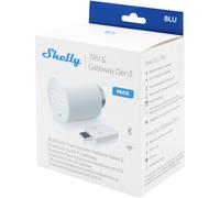 Shelly Blu TRV & Shelly Blu Gateway Gen - Bluetooth & Zigbee Smart Radiator Thermostat, Precise Temperature Control, Rotatable Screen, Boost Mode, Long-lasting Batteries, Bluetooth Gateway Included