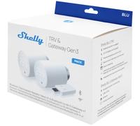 Shelly Blu TRV & Shelly Blu Gateway Gen3 - Bluetooth & ZIgbee Smart Radiator Thermostat, Precise Temperature Control, Rotatable Screen, Boost Mode, Long-lasting, Bluetooth Gateway Included (2 pack)