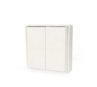 Shelly BLU Wall Switch 4 Stand Alone - Bluetooth Smart Remote Switch, No Wiring Needed, Remote Lighting Control, Multi-click, Strong Encryption, Compatible with Alexa and Google Home, Gateway Required