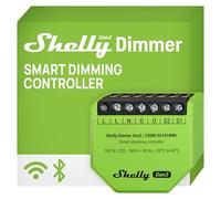 Shelly Dimmer Gen3, WiFi Smart Dimmer, Home Automation, Dimmable Lights, LED Strips, No Neutral Required, Smart Schedules, No Hub Required, Nigth Mode, iOS & Android