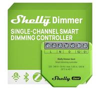 Shelly Dimmer Gen4 - WiFi & Matter Smart Dimmer Switch, Home Automation, Dimmable Lights, LED Strips, No Neutral Required, Smart Schedules, No Hub Required, Night Mode, Alexa & Google, HomeKit