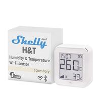 Shelly H&T Gen3 Ivory | Wi-Fi Smart Temperature & Humidity Sensor | Remote Control & Monitoring | Smart Scenes | Notification Alerts | Free Data Storage Export | No Hub Required | Alexa & Google Home