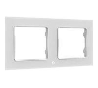 Shelly WF2_White Wall Frame Stylish Finish And Bracket For Wall Switch