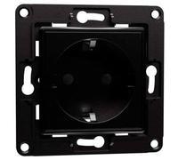 Shelly Home Accessories Wall Socket EU Wandsteckdose Schwarz