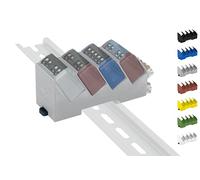 Shelly-Mini Quadro DIN Rail Mount / Adaptor DIN Rail Bracket (35 mm) (Grey (Prime))