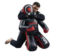 Shelly MMA Dummies Brazilian GIU Gitsu Grappling Dummy Punching Bag - UNFILLED (Black - Syn Leather, 70")