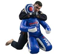 Shelly MMA Dummies Brazilian GIU Gitsu Grappling Dummy Punching Bag - UNFILLED (Blue - Syn Leather, 70")