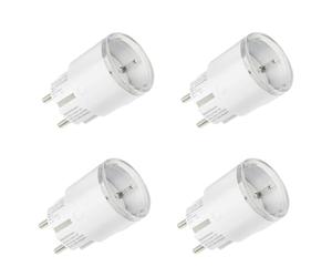 Shelly Plug S Gen3 White - WiFi Smart Socket, Power Measurement, 12A, 2500W, Timer, Matter Certified Plug, Heating & Cooling, Alexa & Google, No Hub Required (Pack of 4)