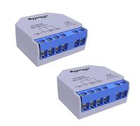 Shelly Plus 0-10V Dimmer | Pack of 2 | Wi-Fi & Bluetooth Smart Dimming Controller | Home Automation | iOS Android App | No Hub Required | Compatible with Alexa and Google Home | Smart Scenes