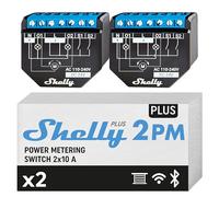 Shelly Plus 2PM | WiFi & Bluetooth POWER METERING Switch 2×10 A