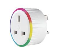 Shelly Plus Plug UK, Smart Wi-Fi Outlet with Power Metering, Remote Control Socket, Max 3000W, Custom Schedules, Home Automation(13A) Compatible with iOS, Android, Alexa, Google Home, SmartThings