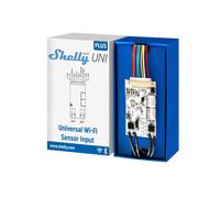 Shelly Plus Uni | Wi-Fi Operated Smart Module with Dry Contacts | Low Voltage | Home Automation | No Hub Required | Accurate Voltmeter | Pulse Counter | Sensor Interface | Alexa & Google Home