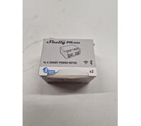 Shelly PM Mini Gen3, WiFi & Bluetooth Smart Power Meter, 1 Channel, 16 A, Home Automation, Real-time Power Monitoring, Alexa & Google Home, iOS & Android App, No Hub Required, Smart Schedules (2 Pack)