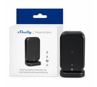 Shelly Presence Gen4 Black - Smart Wi-Fi & Matter Human Presence Motion Sensor, up to 42m2, up to 6 People, Indoor Detector, Home Security, 10 Customizable Zones, Apple HomeKit, Alexa, Google Home