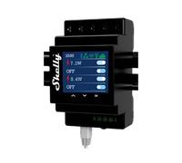 Shelly Pro 4PM, Wi-Fi 4 Channel Smart Relay With Power Metering, Max 40A, Home Automation, Compatible with Alexa & Google Home, iOS Android App, No Hub Required, Remote Control and Monitoring