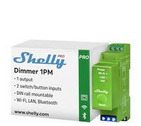 Shelly Pro Dimmer 1PM | Wi-Fi & LAN 1-Channel Smart Dimmer with Power Metering | Home Automation | DIN Rail | Compatible with Alexa & Google Home | iOS Android App | No Hub Required