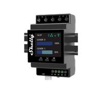 Shelly Pro Dual Cover/Shutter PM, Wi-Fi Professional DIN Rail Smart Module With 2x 16 A Covers, Power Monitoring, Home Automation, Alexa & Google Home; iOS & Android, No Hub Required