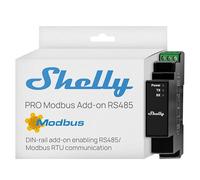 Shelly Pro Modbus Add-On RS485 - DIN Rail Modbus Communication Module, Requires Shelly Pro Device, Client and Server Modes, BMS EMS SCADA PLC Integration, Half-Duplex up to 10 Mbps 32 Nodes