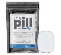 Shelly the Pill - Wi-Fi and Bluetooth Device that Connects to Various Sensors, USB-C, Analog Sensors Monitoring, 3 Input/Outputs, Temperature and Humidity Sensing, DC Loads Control, Smart Home