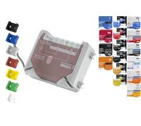 Shelly "Wall" DIN Rail Holder for 18 Shellys: 1 Gen3, 1PM Gen3, 2PM Gen3, i4 Gen3, Plus 1, Plus 1PM, Plus 2PM, Plus i4, Plus 0-10V Dimmer, Wave 1, Wave 1PM, Wave 2PM, Wave Shutter, Wave i4 (Grey