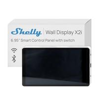 Shelly Wall Display X2i Silver - Wi-Fi Smart Home Control Panel, Touch Screen Colour Display 6.95", Relay 5A, LUX & G-Sensor, Wireless Control Smart Devices, Alexa & Google, Home Assistant