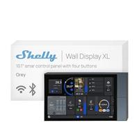 Shelly Wall Display XL Silver - Wi-Fi Smart Home Control Panel, Touch Screen Colour Display 10.1", 4 Buttons, Relay 5A, LUX, Wireless Control, Alexa & Google, Home Assistant