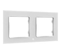 Shelly Wall Frame Stylish Finish And Bracket For Wall Switch WF2_White