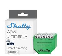 Shelly Wave Dimmer LR - Z-Wave Long Range, Smart Dimmer Switch, 1 Channel, 200W, LED & Halogen, Consumption Monitoring, Lights Remote Control, Home Automation, SmartStart, Z-Wave Hub Required