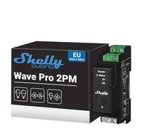 Shelly Wave Pro 2PM - Professional 2-Channel Z-Wave Smart Switch With Power Metering, DIN-rail mountable, Home Automation, Extended Network Repeater, High reliability, SmartStart, Home Automation
