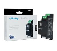 Shelly Wave Pro 2PM US LR | Z-Wave Long Range 2-Channel Smart Relay Switch with Power Metering | DIN-Rail | Home Automation | High Compatibility | Easy Installation | iOS Android App