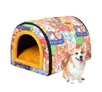 Shelter des Cats ERRAYS - INDOOR ISOLATED House for Cats FERENS in Winter | Outdoor Heated Pet Shelter, Cold Weather, Homeless or Barn Cat Shelter, Easy