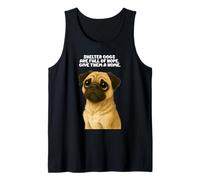 Shelter Dogs Are Full Of Hope Adopt A Pet Pug Puppy Adoption Tank Top