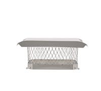 Shelter SCSS913 Stainless Steel Chimney Cap, Fits Outside Tile, 9" x 13"