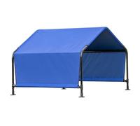 ShelterLogic 4' Outdoor Pet Shade, Versatile Pet Canopy Tent for Dogs, Cats, Small Animals and Livestock, Blue
