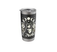 Sheltie Celestial Crescent Moon Phases Shetland Sheepdog Stainless Steel Insulated Tumbler